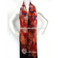 Feeling Festival And Soft Red Chiffon Scarf